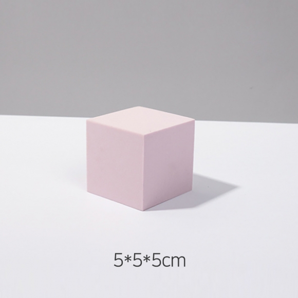 오브제 정사각형 디스플레이박스 3p세트(5x5x5cm) (핑크)