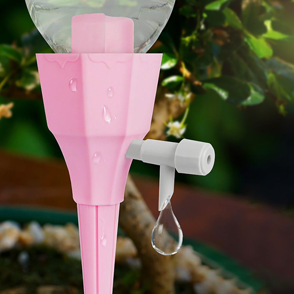 Oce 화분 관수 식물 급수기 물 공급기 6p 핑크 물꽂이 오토 시스템 예쁜 플랜테리어