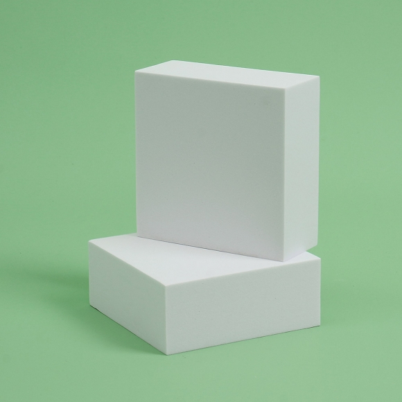 오브제 사각형 디스플레이박스 2p세트(10x10x4cm) (화이트)