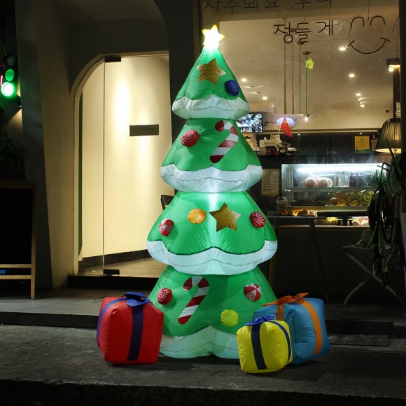 180cm LED 에어벌룬 대형 크리스마스 트리
