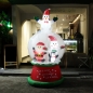 200cm LED 에어벌룬 대형 스노우볼 산타