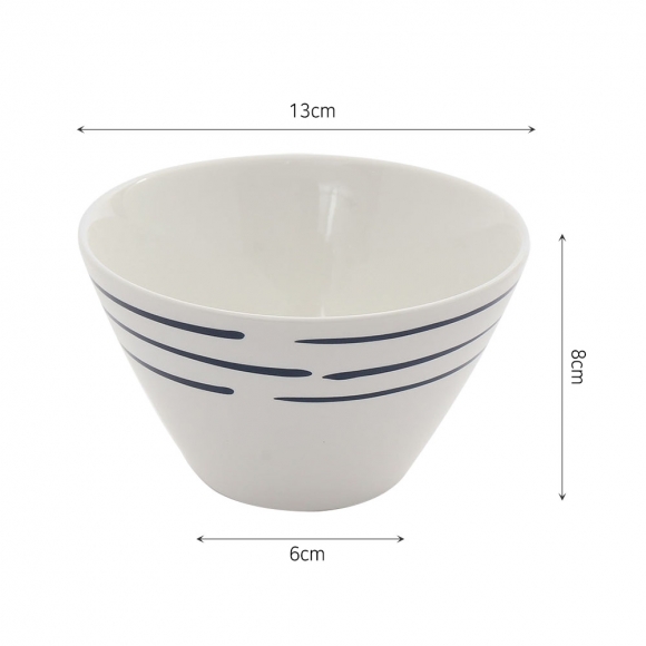 러빙홈 도자기 그릇(13cm) (라인)