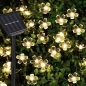 [도토로] 태양광 LED 20구 플라워 가랜드 전구(3m) (웜색)