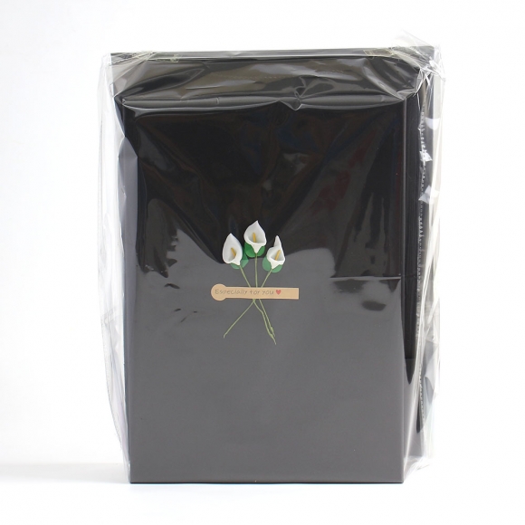 설렘 조명 선물상자 쇼핑백세트(35x25cm) (블랙) (릴리)