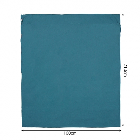 여행용 캠핑 침낭라이너(160x210cm) (블루)