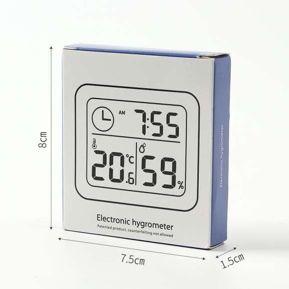 스마트 디지털시계 온습도계(화이트)