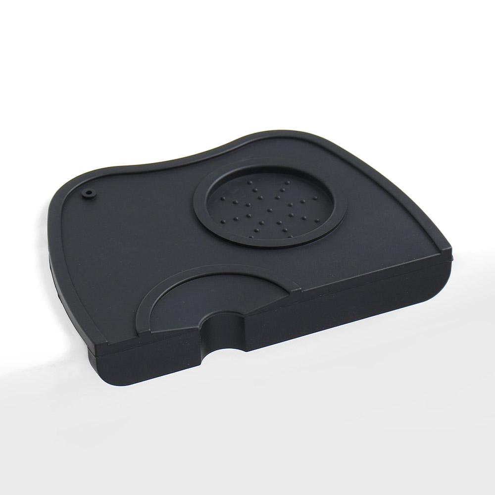 실리콘 원두 템퍼 커피 탬핑 매트 17.5x12.5 블랙 핸드 드립 용품 템핑 매트 포터 필터