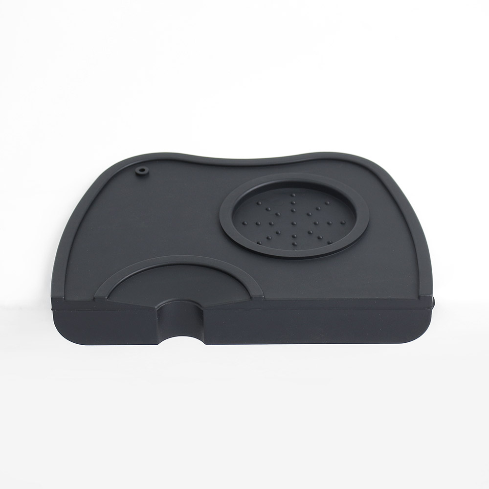 실리콘 원두 템퍼 커피 탬핑 매트 17.5x12.5 블랙 핸드 드립 용품 템핑 매트 포터 필터