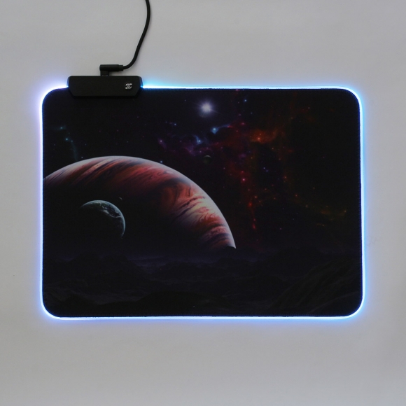 RGB LED 마우스패드(35x25cm) (행성)