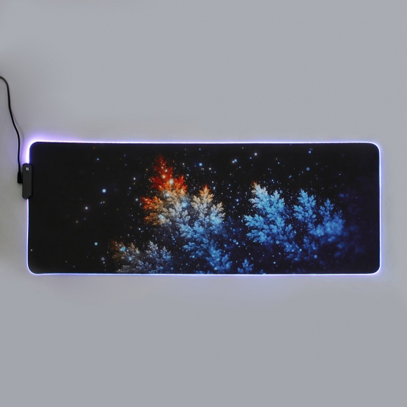 RGB LED 마우스 장패드(80x30cm) (별빛트리)