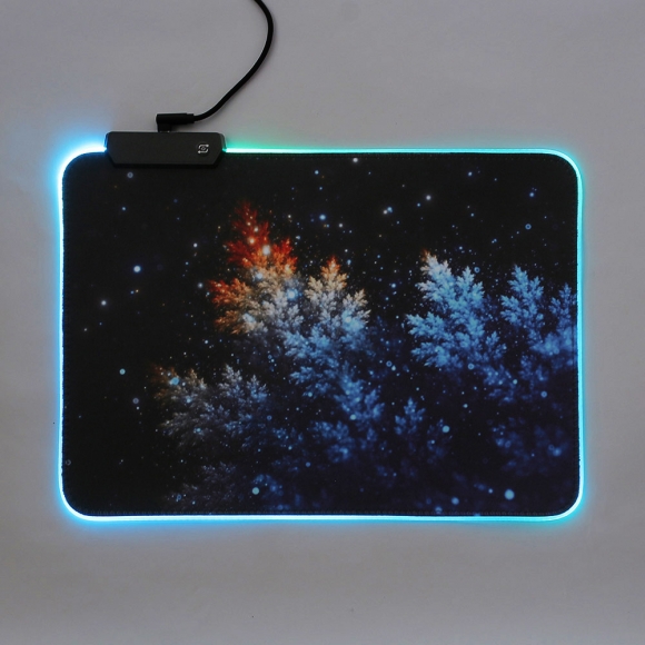 RGB LED 마우스패드(35x25cm) (별빛트리)