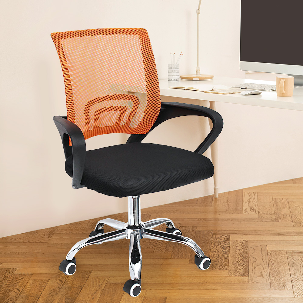 Oce 사무용 허리 편한 요추 의자 오렌지b 사무의자 튼튼한 사무용의자 책상의자