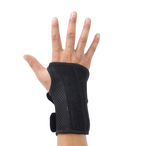 이중지지대 오른손 손목보호대(M) (블랙)