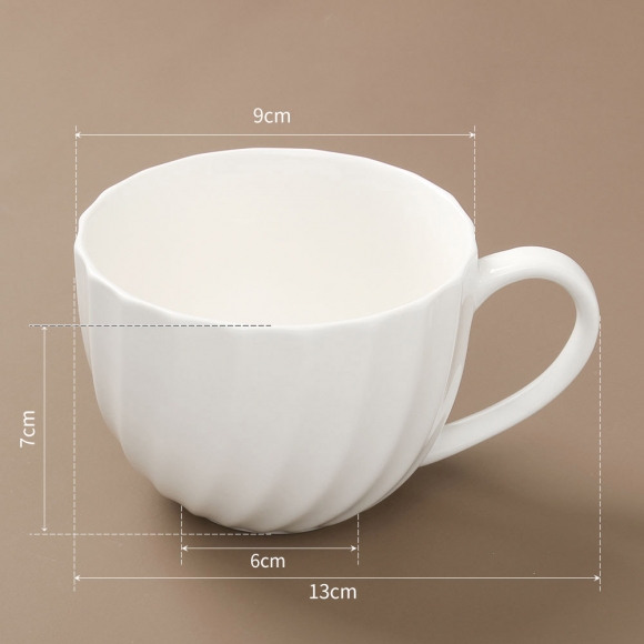 쉘라인 도자기 커피잔 세트(200ml)