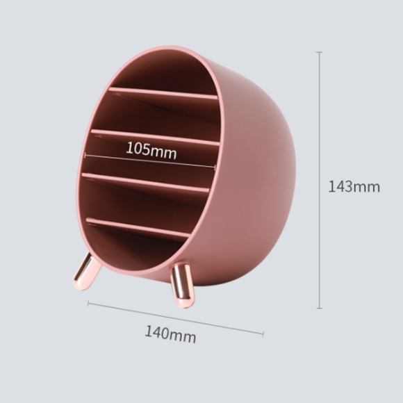 애슐린 립스틱 화장품 정리함(14.3cmx14cmx10.5cm) (다크 핑크)
