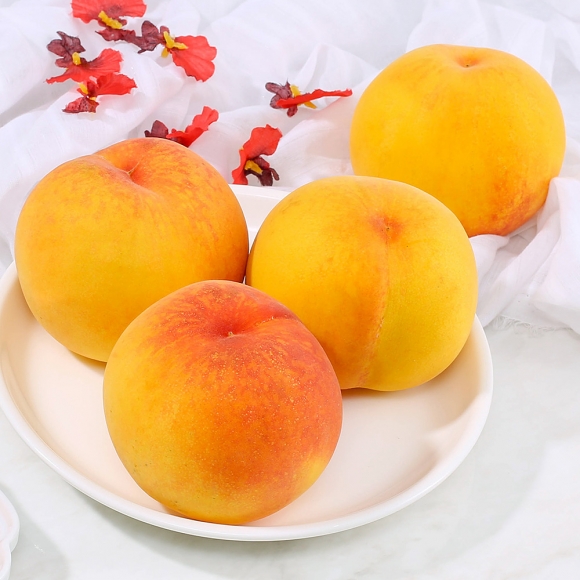 [초록자연] 황도 복숭아 4kg (17-18과) (대)