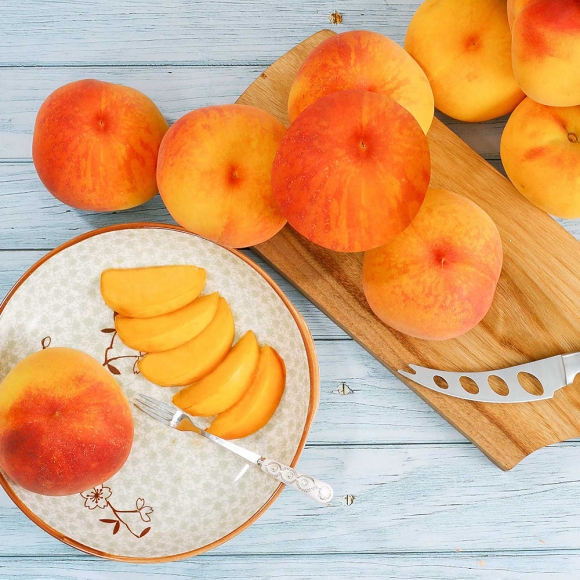 [초록자연] 황도 복숭아 4kg (19-20과) (소)
