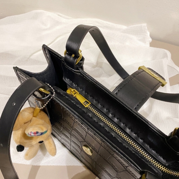 DIY 손바느질 가죽가방 키트 B(28.5cmx8cmx17cm) (블랙)