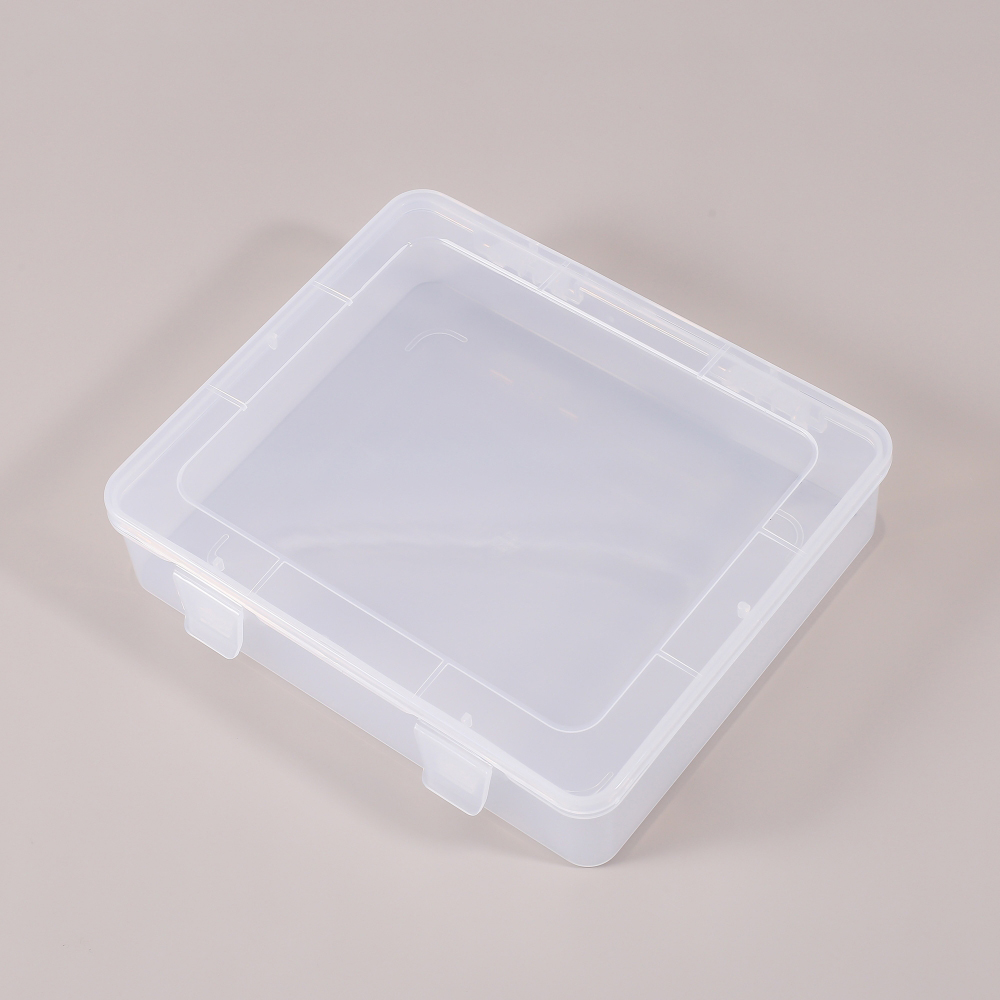 Oce 빈 상자 소품통 플라스틱 박스 18.5x15.5cm 소형공구함공구통 투명소품케이스 엑세서리상자