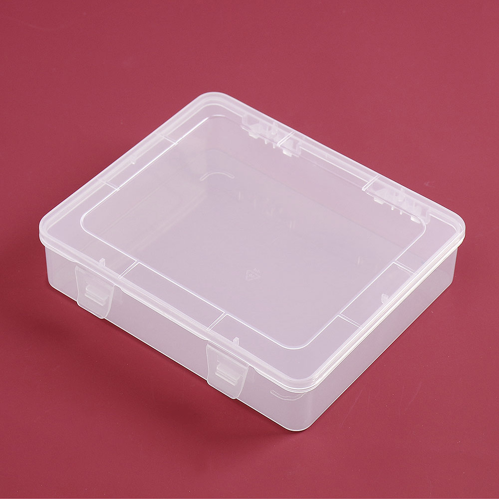 Oce 빈 상자 소품통 플라스틱 박스 18.5x15.5cm 소형공구함공구통 투명소품케이스 엑세서리상자