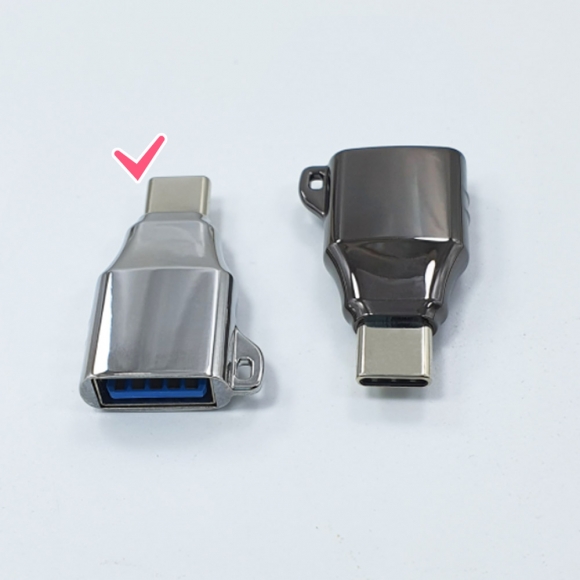 USB-A 3.0 to C타입 OTG젠더 A-2(실버)