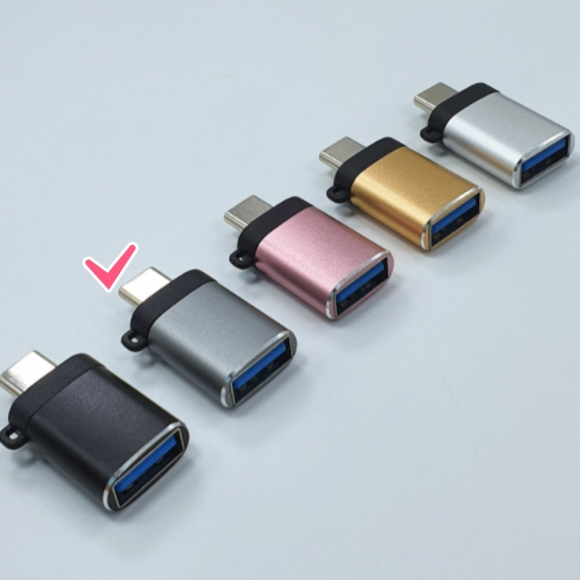 USB-A 3.0 to C타입 OTG젠더 A-3 3p(그레이)