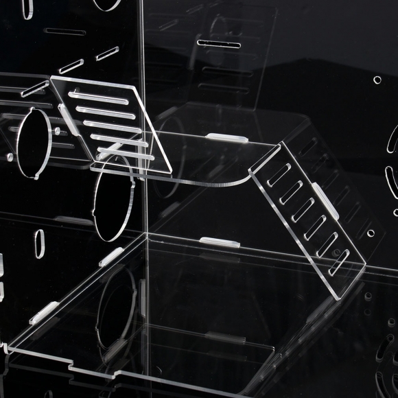 DIY 아크릴 햄스터 케이지 풀세트(2층) (그네집)