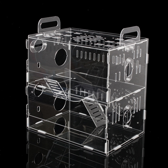 DIY 아크릴 햄스터 케이지 풀세트(2층) (그네집)