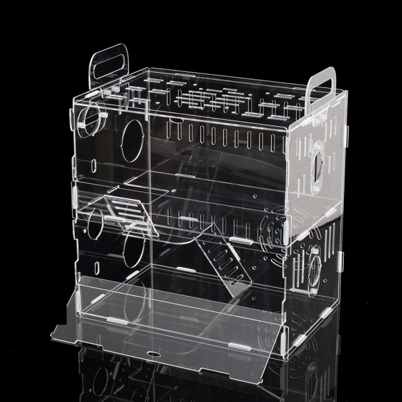 DIY 아크릴 햄스터 케이지 풀세트(2층) (그네집)