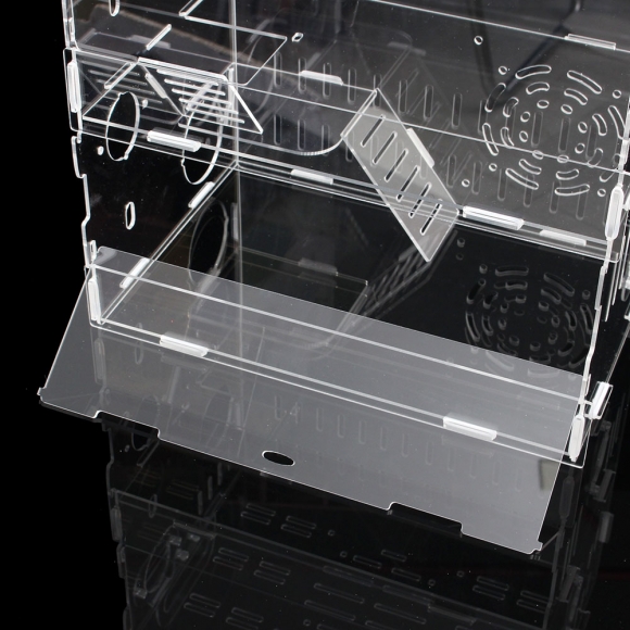 DIY 아크릴 햄스터 케이지 풀세트(2층) (그네집)