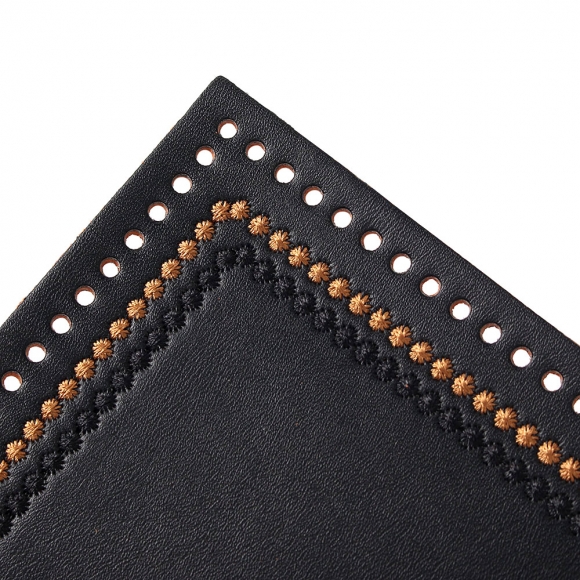 DIY 손바느질 가죽가방 키트(스퀘어백) (블랙)
