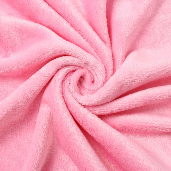 똑딱이단추 극세사 망토 담요(100x150cm) (핑크)