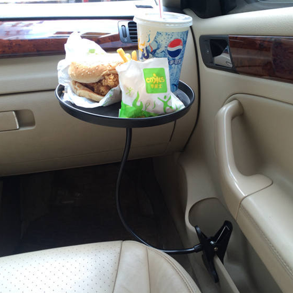 Oce 자동차 식탁 승용차 운전석 집게 테이블 최대1kg 햄버거쟁반 음식받침대 컵폰홀더