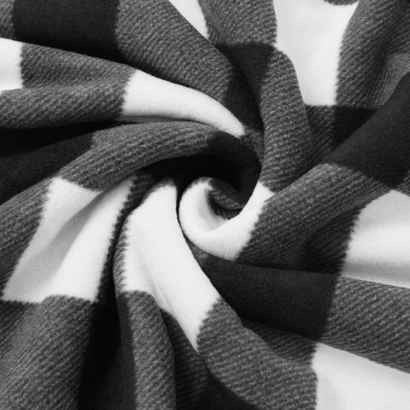 블랭킷 똑딱이단추 망토 담요(80x130cm) (블랙)