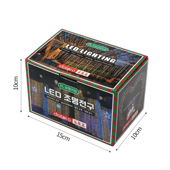 [은하수] 200구 녹색선 LED 그물네트 백색 지니전구(1mx2m) (전원잭포함) (연결가능)