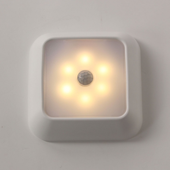 마그넷 LED 웜색 센서등(화이트)