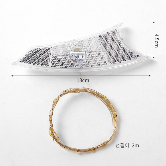 세이프 자전거 LED 와이어 휠라이트(옐로우)