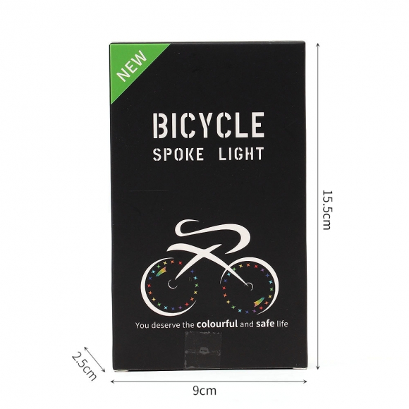 세이프 자전거 LED 와이어 휠라이트(컬러믹스)