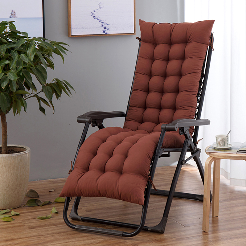 Oce 푹신한 긴 쿠션 기대는 의자 방석 48x160cm 브라운 벤치 매트  사각 시트  카페트 러그