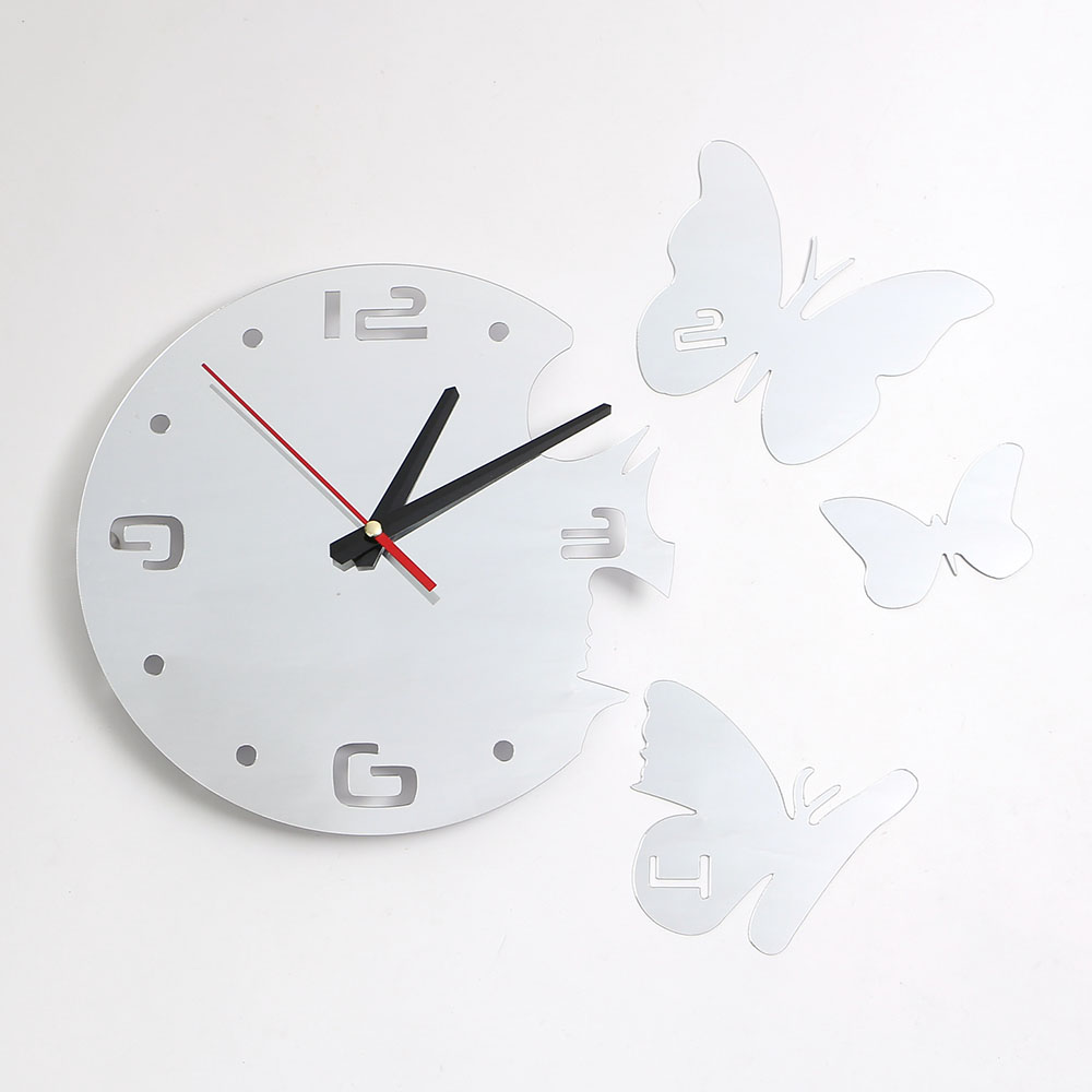 Oce 월데코 벽 디자인 시계 살랑나비 주방엔틱인테리어 키친까페벽면장식 아이방꾸미기