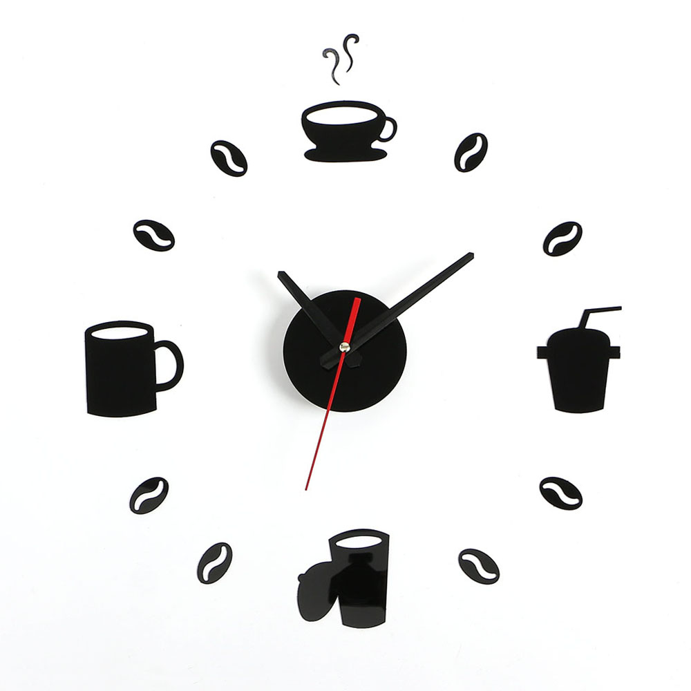 Oce 카페 월데코 벽 디자인 시계 원두 벽에붙이는시계 저소음DIY벽시계 홈카페만들기
