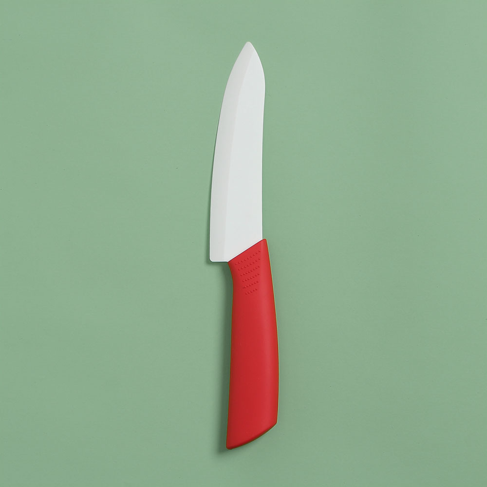 Oce 모던 부엌 한식 세라믹 이유식 칼 27.5cm 레드 슬라이서 scissors 채소야채커터