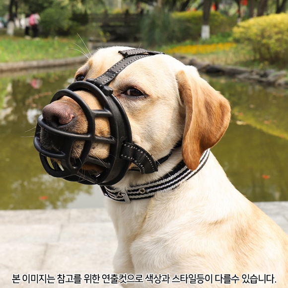 펫티켓 강아지 입마개(2호) (그레이)