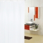 스트라이프 반투명 샤워 커튼(180x180cm) (화이트)