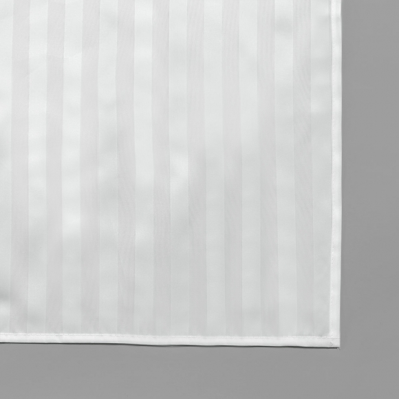 스트라이프 반투명 샤워 커튼(180x180cm) (화이트)