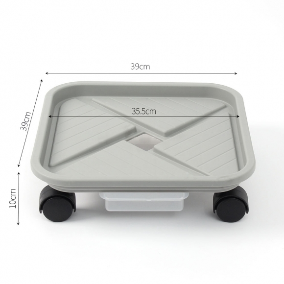 이동식 물받이 화분받침대(사각) (39cm)