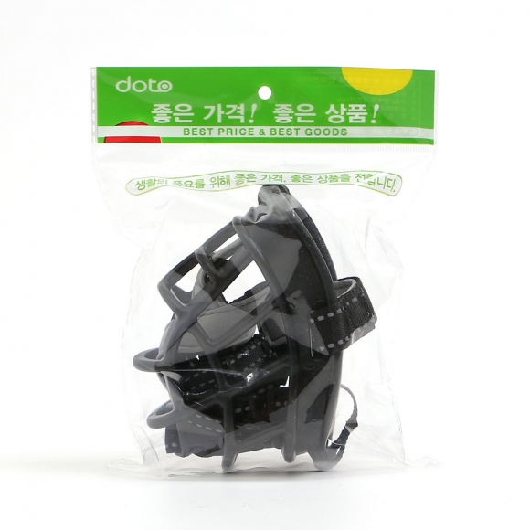 펫티켓 강아지 입마개(4호) (블랙)
