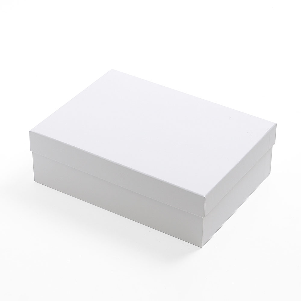 Oce 고급 종이 선물 상자 화이트 박스 25x17.5 패키지 포장지 뚜껑 케이스 무지 박스