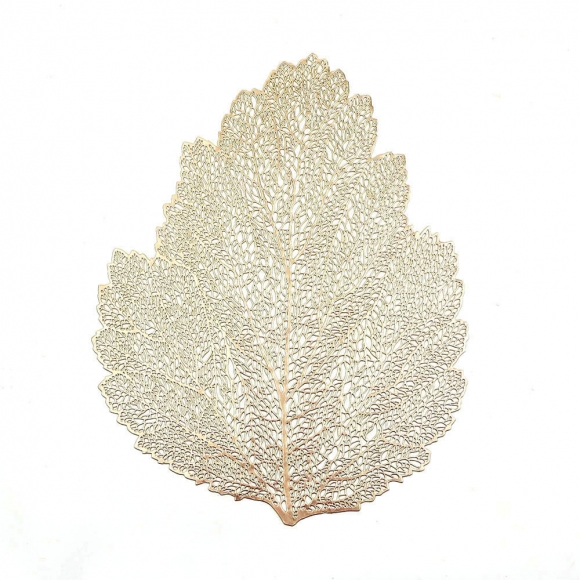 테이블데코 나뭇잎 식탁매트 2p세트(골드)
