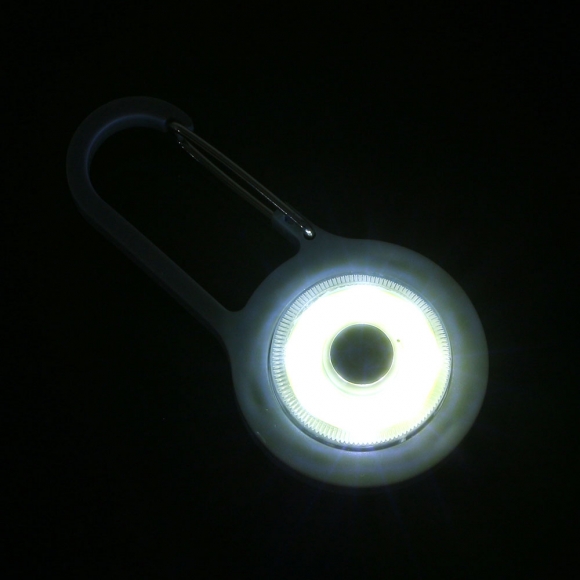 하이파워 카라비너 손전등 2p세트(고정형) (그레이)